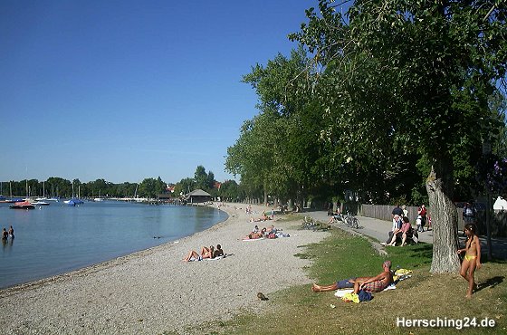 Badestrand in Herrsching